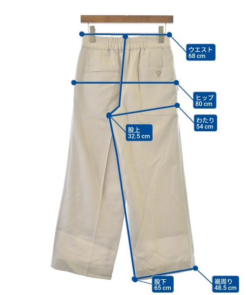 HUMAN WOMAN（ヒューマン　ウーマン）スラックス ベージュ サイズ:S レディース/2200642745088