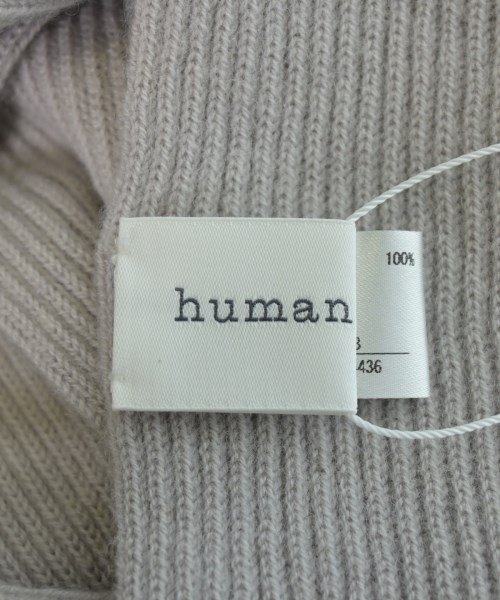HUMAN WOMAN（ヒューマン　ウーマン）マフラー グレー サイズ:- レディース/2200642745101