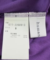 HUMAN WOMAN（ヒューマン　ウーマン）Tシャツ・カットソー 紫 サイズ:M レディース/2200642745224