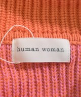 HUMAN WOMAN（ヒューマン　ウーマン）ニット・セーター ピンク サイズ:M レディース/2200642756596