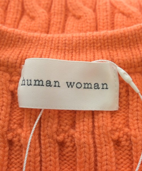 HUMAN WOMAN（ヒューマン　ウーマン）カーディガン オレンジ サイズ:M レディース/2200642757166