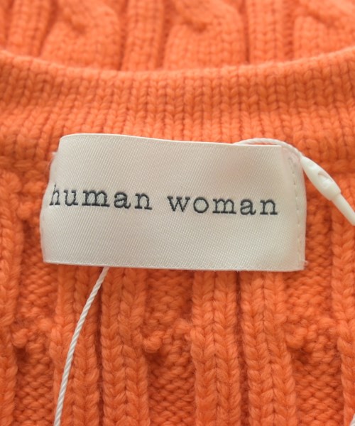 HUMAN WOMAN（ヒューマン　ウーマン）カーディガン オレンジ サイズ:M レディース/2200642757197