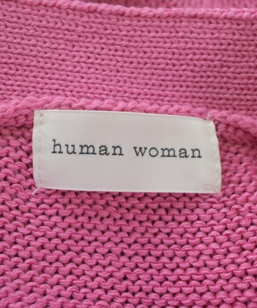 HUMAN WOMAN（ヒューマン　ウーマン）カーディガン ピンク サイズ:M レディース/2200642757272
