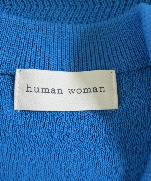 HUMAN WOMAN（ヒューマン　ウーマン）ニット・セーター 青 サイズ:M レディース/2200642757548