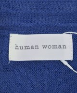 HUMAN WOMAN（ヒューマン　ウーマン）カーディガン 青 サイズ:M レディース/2200642757845