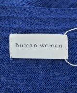 HUMAN WOMAN（ヒューマン　ウーマン）カーディガン 青 サイズ:M レディース/2200642757869