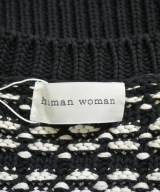HUMAN WOMAN（ヒューマン　ウーマン）ベスト 黒 サイズ:M レディース/2200642757951