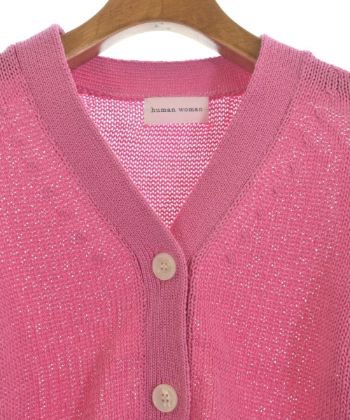 HUMAN WOMAN（ヒューマン　ウーマン）カーディガン ピンク サイズ:M レディース/2200642758057