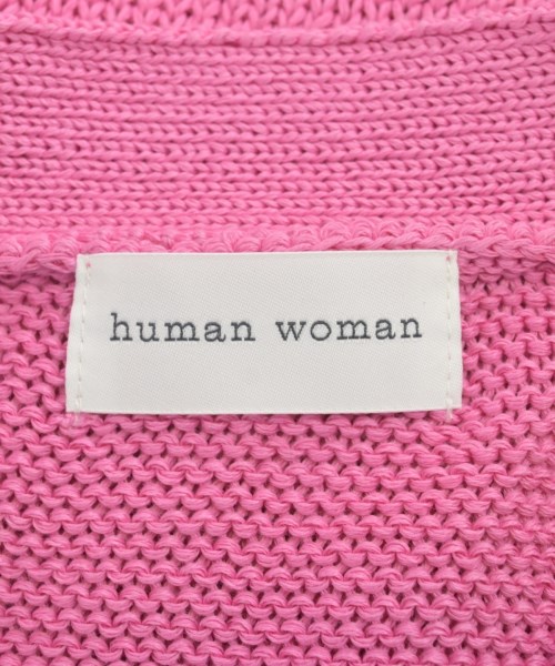 HUMAN WOMAN（ヒューマン　ウーマン）カーディガン ピンク サイズ:M レディース/2200642758071