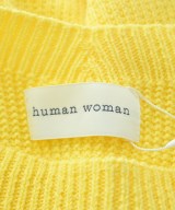 HUMAN WOMAN（ヒューマン　ウーマン）ベスト 黄 サイズ:M レディース/2200642758156