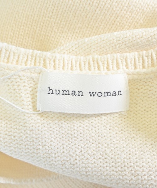 HUMAN WOMAN（ヒューマン　ウーマン）ニット・セーター 白 サイズ:M レディース/2200642758194