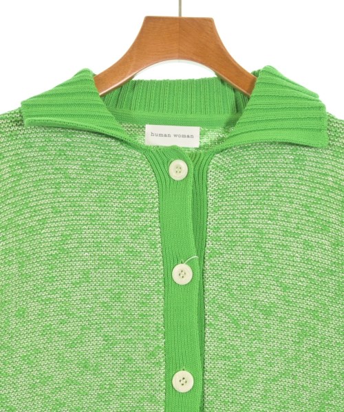 HUMAN WOMAN（ヒューマン　ウーマン）ニット・セーター 緑 サイズ:M レディース/2200642758408