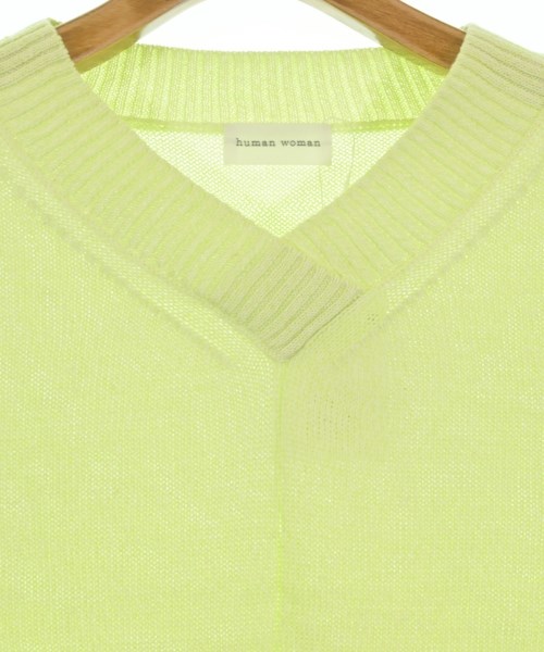 HUMAN WOMAN（ヒューマン　ウーマン）ニット・セーター 緑 サイズ:M レディース/2200642758422