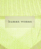 HUMAN WOMAN（ヒューマン　ウーマン）ニット・セーター 緑 サイズ:M レディース/2200642758422