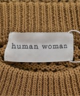 HUMAN WOMAN（ヒューマン　ウーマン）ニット・セーター ベージュ サイズ:M レディース/2200642758781