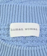 HUMAN WOMAN（ヒューマン　ウーマン）ベスト 青 サイズ:M レディース/2200642953056