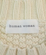 HUMAN WOMAN（ヒューマン　ウーマン）ニット・セーター 白 サイズ:M レディース/2200633390013