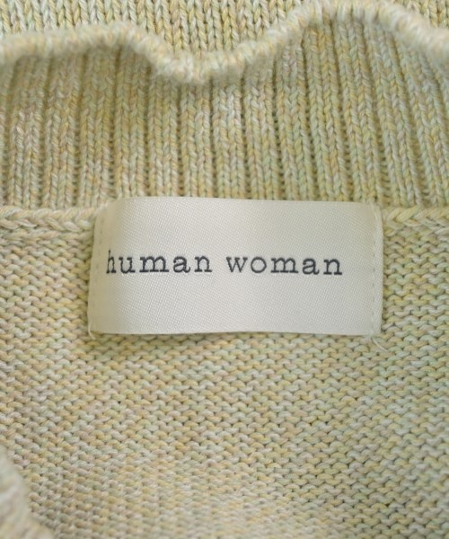 HUMAN WOMAN（ヒューマン　ウーマン）ニット・セーター ベージュ サイズ:M レディース/2200633390020