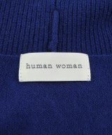 HUMAN WOMAN（ヒューマン　ウーマン）ニット・セーター 青 サイズ:M レディース/2200633592042