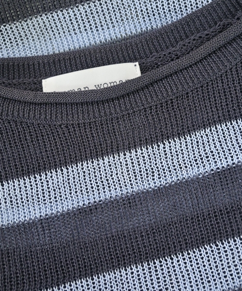 HUMAN WOMAN（ヒューマン　ウーマン）ニット・セーター グレー サイズ:M レディース/2200625265039