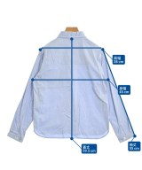 HUMAN WOMAN（ヒューマン　ウーマン）カジュアルシャツ 青 サイズ:2(M位) レディース/2200615882345