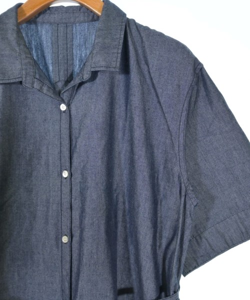 HUMAN WOMAN（ヒューマン　ウーマン）シャツワンピース 紺 サイズ:M レディース/2200629289208
