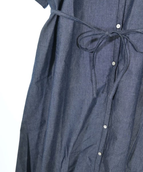 HUMAN WOMAN（ヒューマン　ウーマン）シャツワンピース 紺 サイズ:M レディース/2200629289208