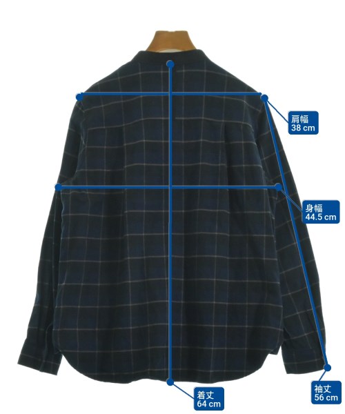 HUMAN WOMAN（ヒューマン　ウーマン）カジュアルシャツ 紺 サイズ:S レディース/2200630578056