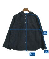 HUMAN WOMAN（ヒューマン　ウーマン）カジュアルシャツ 紺 サイズ:M レディース/2200630578063