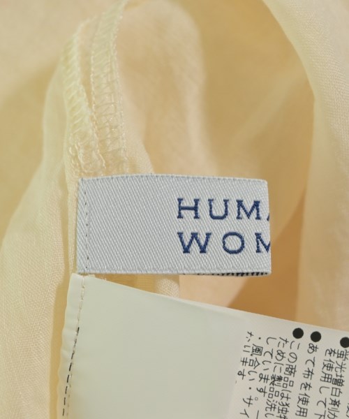 HUMAN WOMAN（ヒューマン　ウーマン）ブラウス 白 サイズ:M レディース/2200607972023