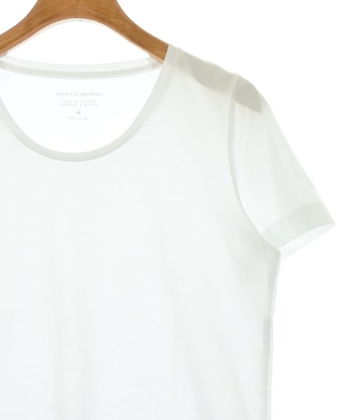 HUMAN WOMAN（ヒューマン　ウーマン）Tシャツ・カットソー 白 サイズ:M レディース/2200611528100