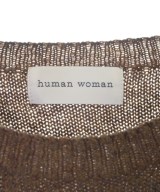 HUMAN WOMAN（ヒューマン　ウーマン）ニット・セーター 茶 サイズ:M レディース/2200617446033