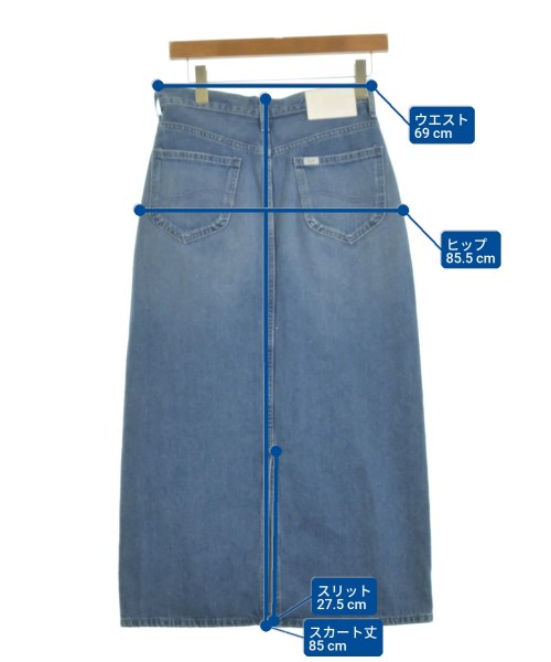 HUMAN WOMAN（ヒューマン　ウーマン）ロング・マキシ丈スカート 青 サイズ:M レディース/2200616094020