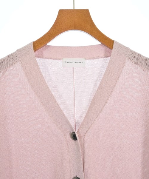 HUMAN WOMAN（ヒューマン　ウーマン）カーディガン ピンク サイズ:M レディース/2200605058057