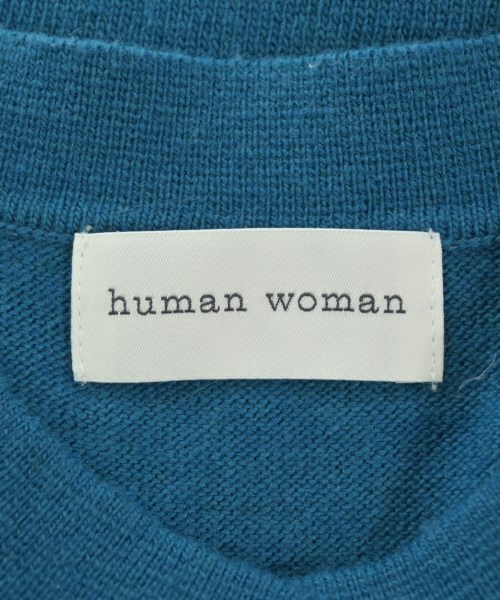 HUMAN WOMAN（ヒューマン　ウーマン）ニット・セーター 青 サイズ:M レディース/2200670899036
