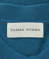 HUMAN WOMAN（ヒューマン　ウーマン）ニット・セーター 青 サイズ:M レディース/2200670899036