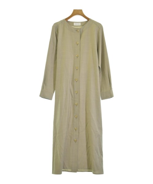 HUMAN WOMAN(ヒューマン　ウーマン)ワンピース ベージュ サイズ:M/2200669432060