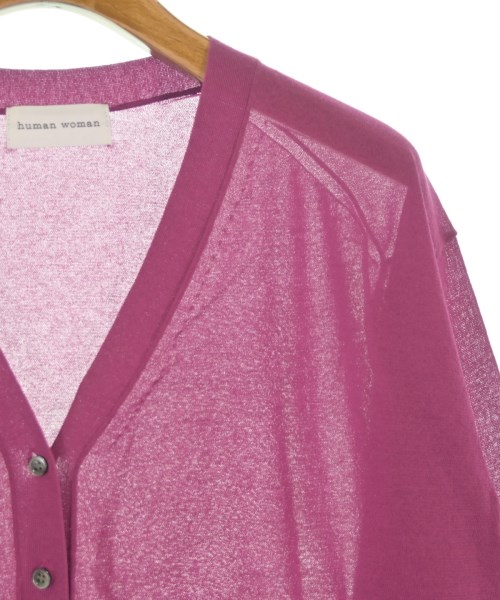 HUMAN WOMAN（ヒューマン　ウーマン）カーディガン ピンク サイズ:M レディース/2200669432152
