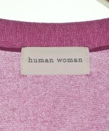 HUMAN WOMAN（ヒューマン　ウーマン）カーディガン ピンク サイズ:M レディース/2200669432152
