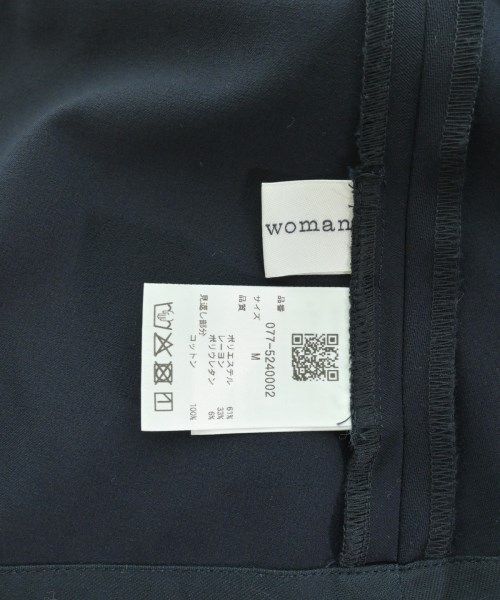 HUMAN WOMAN（ヒューマン　ウーマン）ブラウス 紺 サイズ:M レディース/2200674270022