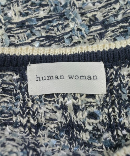 HUMAN WOMAN（ヒューマン　ウーマン）カーディガン 白 サイズ:M レディース/2200670111015