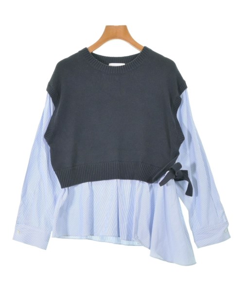 HUMAN WOMAN(ヒューマン　ウーマン)ニット・セーター 紺 サイズ:M/2200670111022