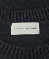 HUMAN WOMAN（ヒューマン　ウーマン）ニット・セーター 紺 サイズ:M レディース/2200670111022