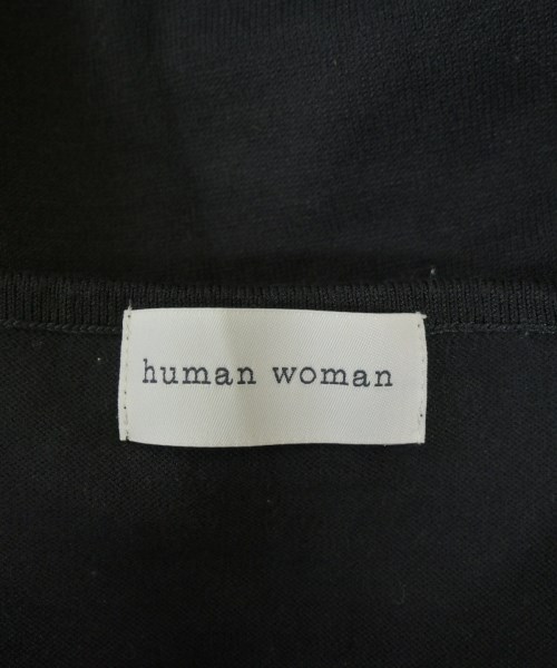 HUMAN WOMAN（ヒューマン　ウーマン）カジュアルシャツ 黒 サイズ:M レディース/2200676686012