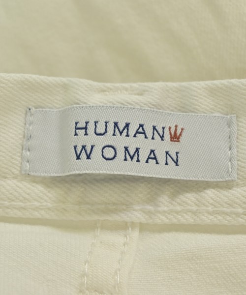 HUMAN WOMAN（ヒューマン　ウーマン）デニムパンツ 白 サイズ:S レディース/2200691293042