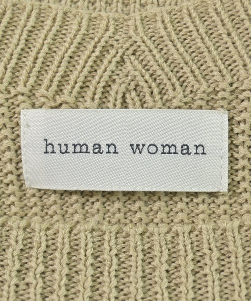 HUMAN WOMAN（ヒューマン　ウーマン）ベスト ベージュ サイズ:M レディース/2200693696018