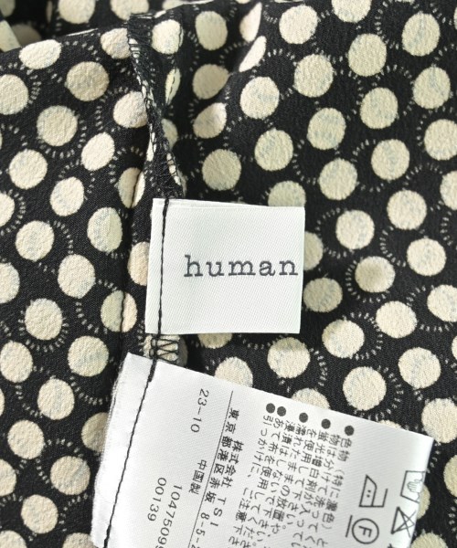 HUMAN WOMAN（ヒューマン　ウーマン）ブラウス 黒 サイズ:M レディース/2200697080035