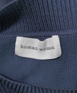 HUMAN WOMAN（ヒューマン　ウーマン）ニット・セーター 青 サイズ:M レディース/2200693464013