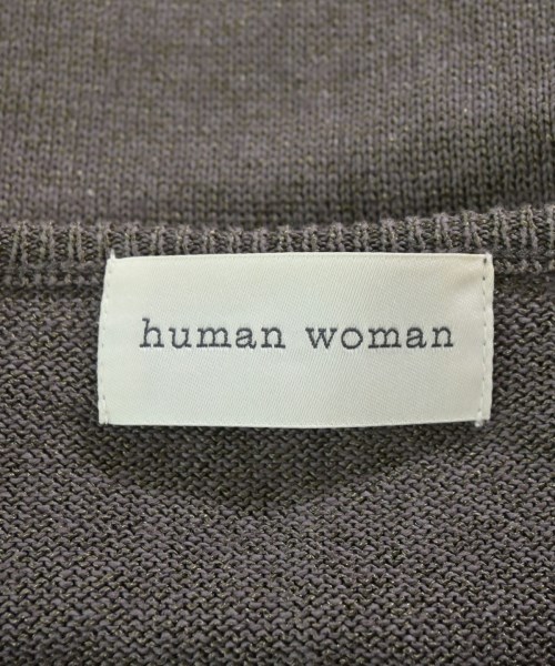 HUMAN WOMAN（ヒューマン　ウーマン）カーディガン 茶 サイズ:M レディース/2200701460068