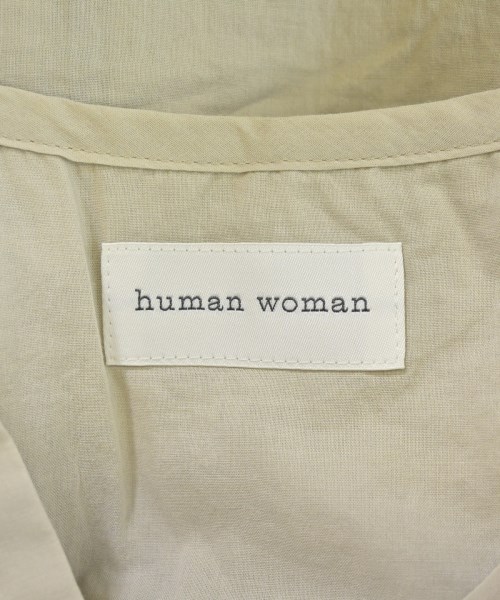 HUMAN WOMAN（ヒューマン　ウーマン）ブラウス ベージュ サイズ:M レディース/2200653034041